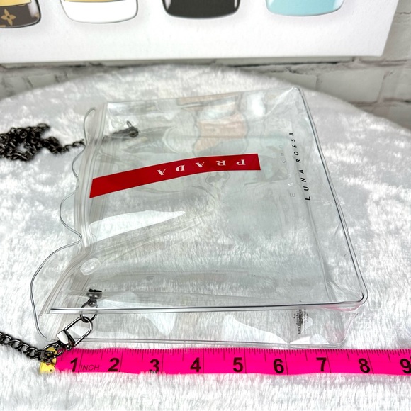 PRADA beauty line CLEAR crossbody bag for game day events with fragrances - Picture 9 of 9